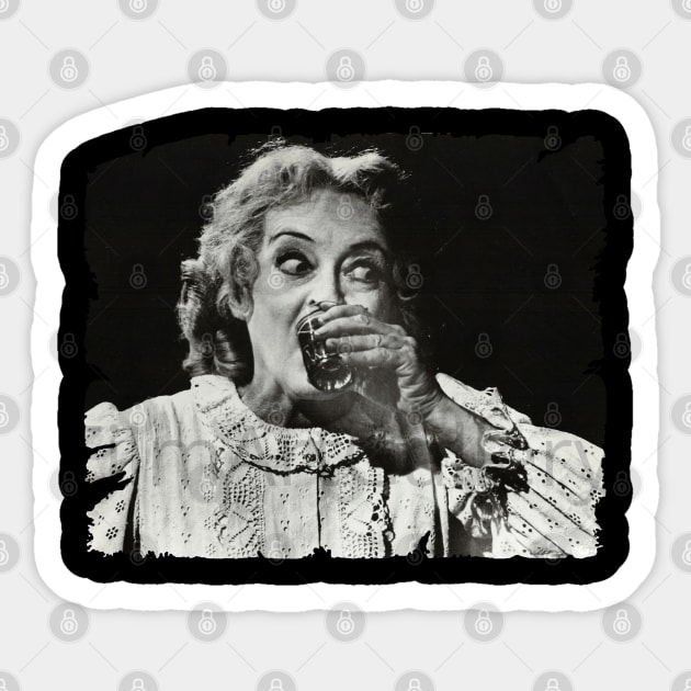 (bette davis) EvilIsDead BabyJane Sticker by framehead